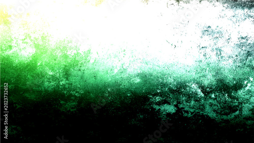 Slika na platnu Abstract textured background with vibrant green and white hues, evoking sense of natural phenomena or artistic expression, perhaps resembling oceanic depths or ethereal mist