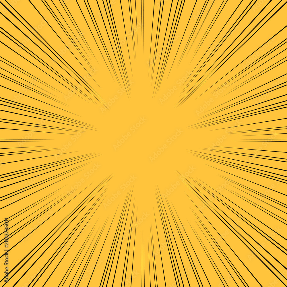 Obraz premium comic book background with yellow
