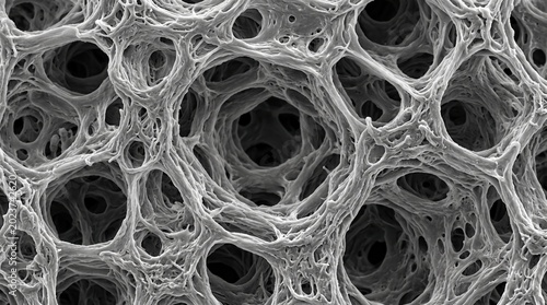 Hydrogel Polymer Network Cryo-SEM Pore Architecture