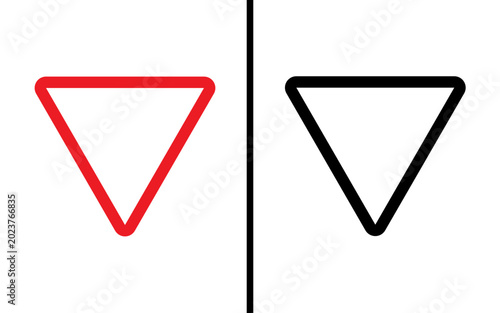 Quadro su tela GIVE WAY SIGN