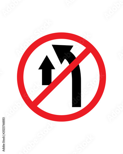Bild auf Leinwand NO OVERTAKING SIGN