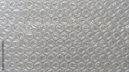 Transparent Bubble Wrap Macro Texture Realistic Plastic Background
