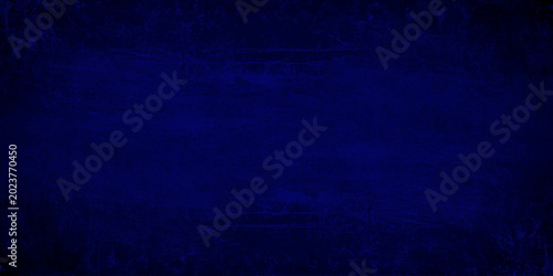 Konstfotografi Deep blue abstract textured background with subtle dark gradients