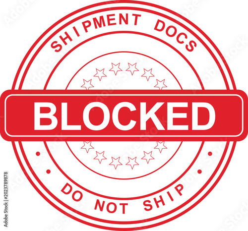 Fényképezés A red round rubber stamp with a failed label indicates no approval