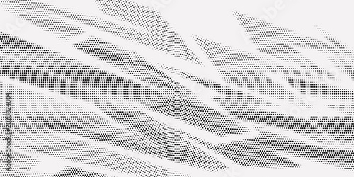 Minimalist gray triangle halftone tech pattern background, abstract symmetrical vector design with geometric lines, professional monochrome texture for business and technology themes