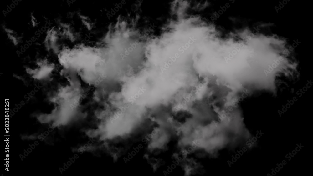Fototapeta premium Fluffy white cloud formation captured in a high resolution photograph showing natural textures and soft light for creative design projects