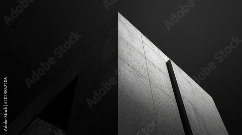 Monochrome Architectural Structure