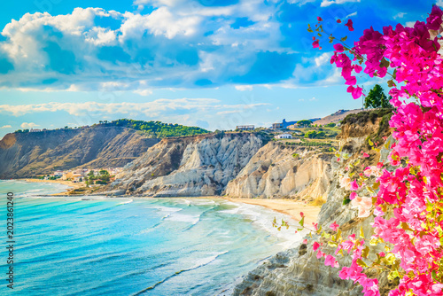 Fotografía Scala dei Turchi or Stair of the Turks, Sicily Island
