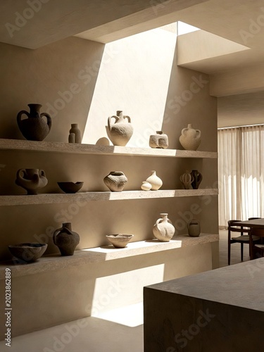 Editorial Kitchen Objects in Warm Minimalist Interior