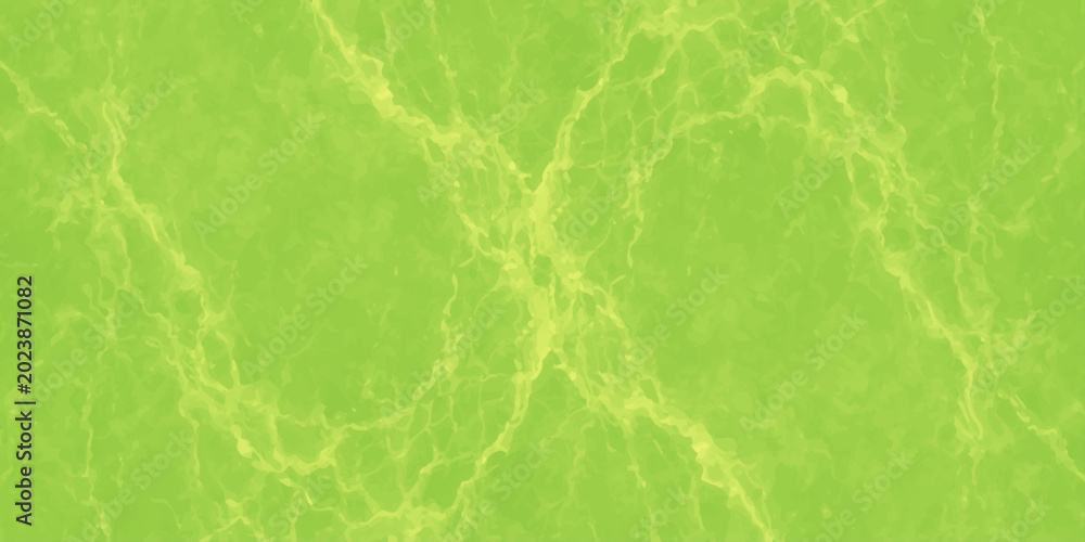 Fototapeta premium Vibrant green abstract texture background with yellow veins and organic pattern for design