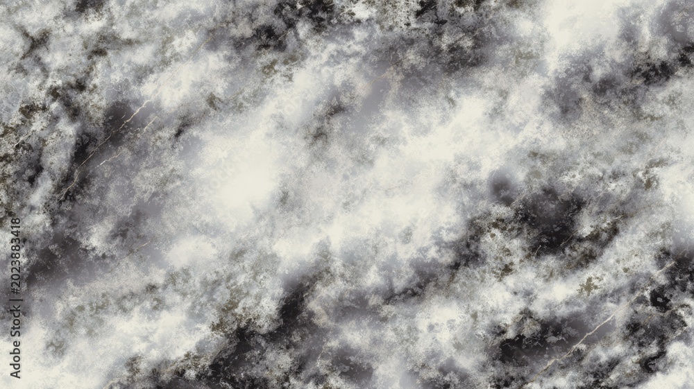 Fototapeta premium Monochrome cracked surface texture. AI generated
