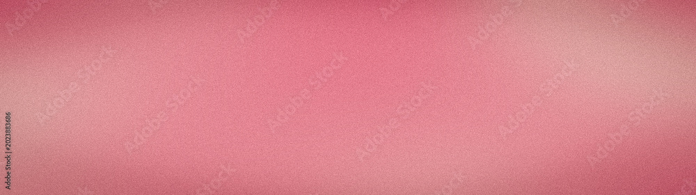 Fototapeta premium Wide abstract grainy background with soft pink rose and beige textured pastel gradient