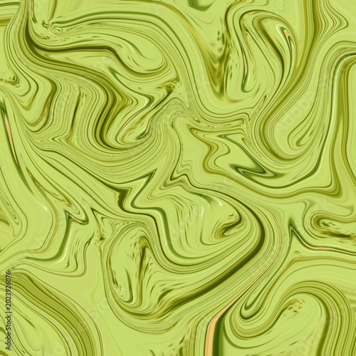 Abstract green marble texture with fluid swirl pattern, organic waves, liquid background, modern abstract design and smooth artistic texture for creative wallpaper.