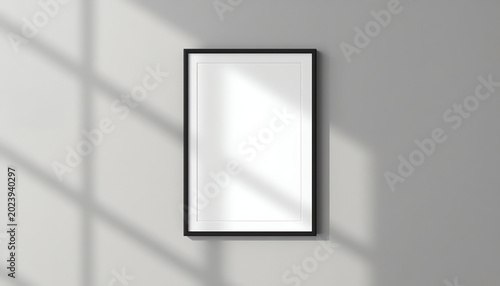 Blank frame mock up for text message or content