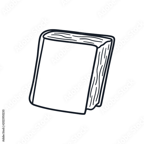Open Book with Blank Page