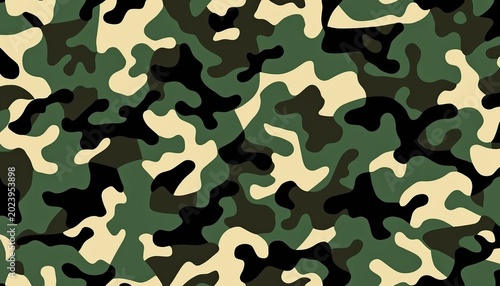 military camouflage seamless pattern
