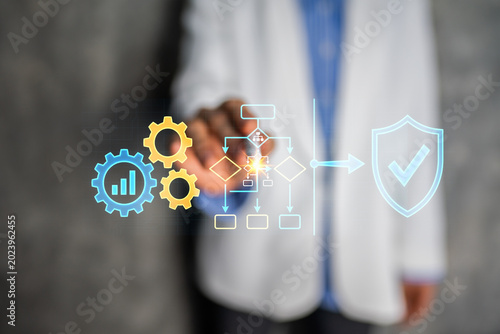 Business Process Workflow Optimization and Secure Management Concept