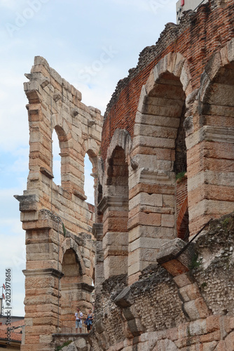 Ancient Roman Arena Arches in Verona, Italy, May 19, 2026