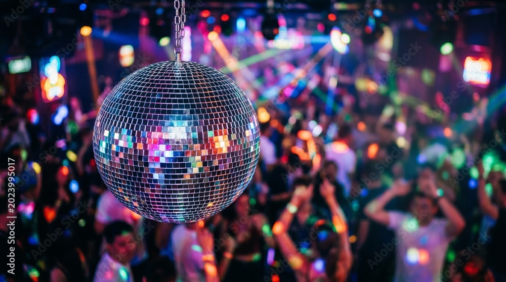 Obraz premium Disco Ball Reflection