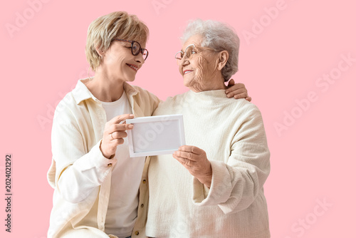 Mature woman and her mother...