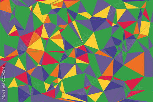 Abstract low poly geometric background. Triangular polygonal vector texture.
