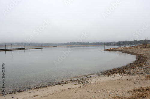 Wells Harbor in Wells, Maine, USA