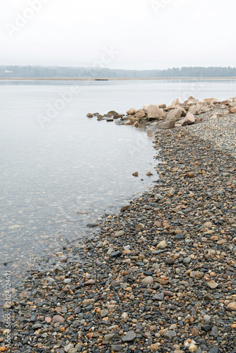 Wells Harbor in Wells, Maine, USA