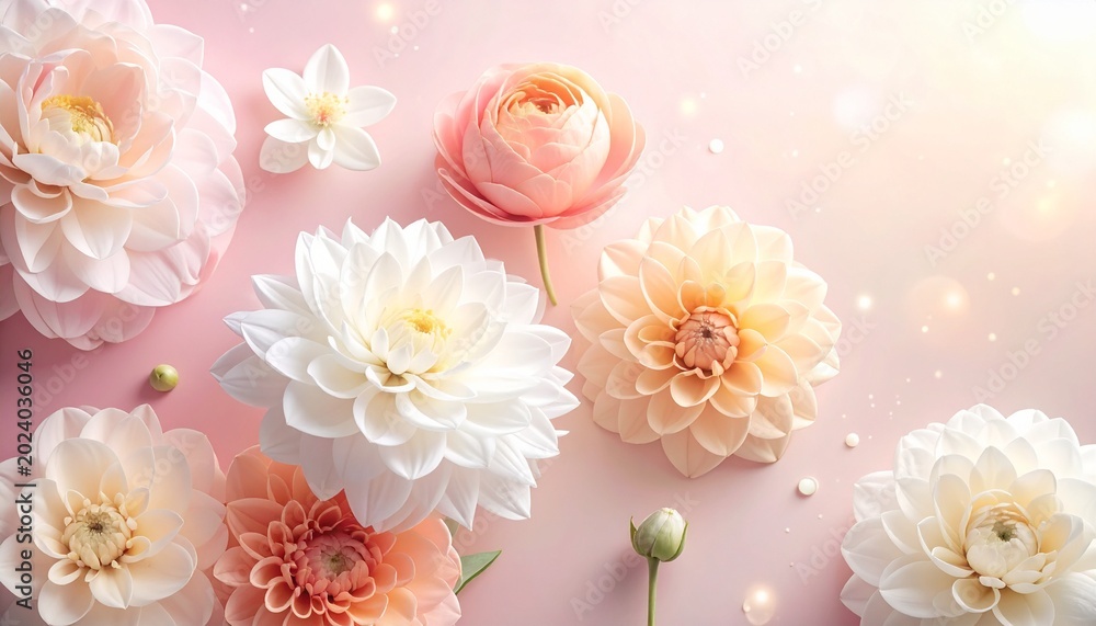 Obraz premium Minimalist spring beauty background