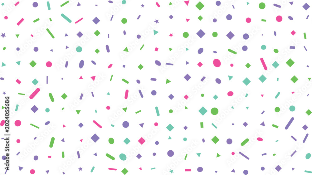 Fototapeta premium Colorful geometric pattern with shapes