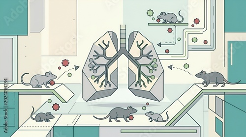 Innovative Representation of Lung Anatomy and Respiratory System with Rodents in a Clinical Environment