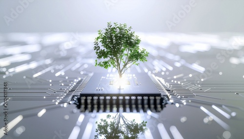 半導体チップから芽吹くグリーンテクノロジー generative ai