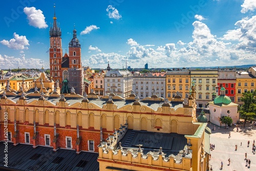 Cuadro en lienzo Cloth Hall (Sukiennice) in Krakow. Poland