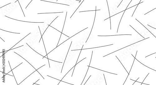 Abstract composition of intersecting gray lines on a white background with random orientation.