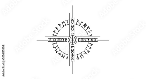 Fotografie Detailed ancient astronomical navigation instrument.