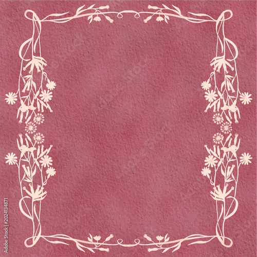 square pattern frame 023
