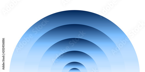 Blue Radial Background with Abstract Line Texture – Modern Circular Glow Design