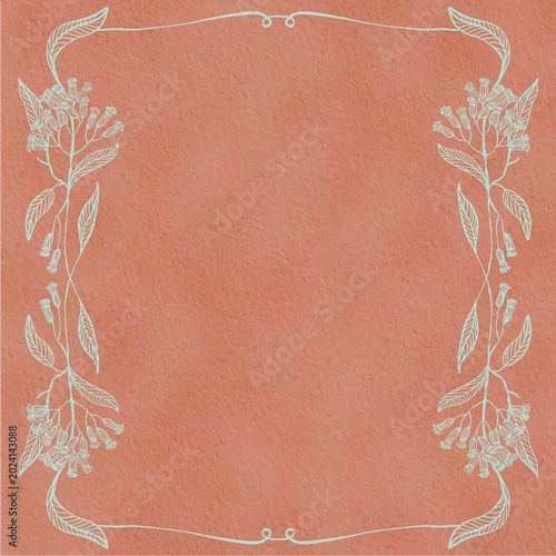 Foto square pattern frame 021
