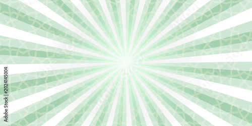 Obraz na płótnie Glitter background material of radial concentrated lines (green)
