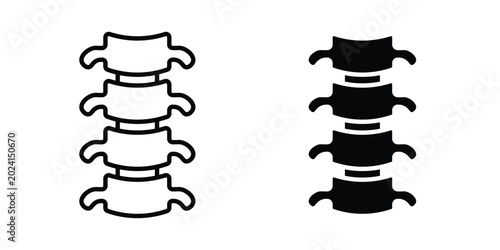 Foto Spine icon symbol design vector illustration.