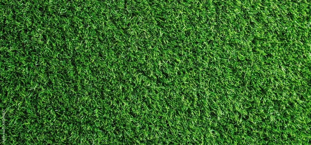 Obraz premium Green artificial turf textured background for abstract patterns