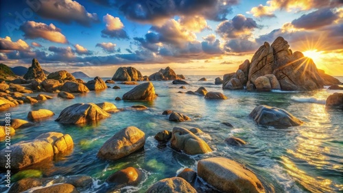 Rocks in the sea of genkai