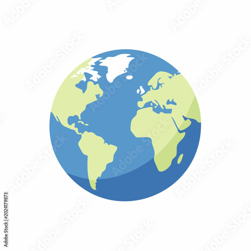 Stylized Globe Illustration