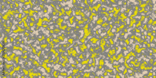 Abstract digital pattern with vibrant yellow and grey pixelated texture