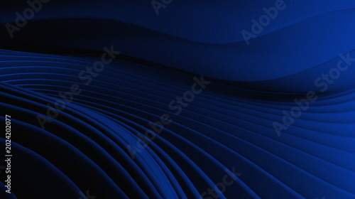 Konstfotografi The blue color with dark gradation with soft lighting and beautiful curved line