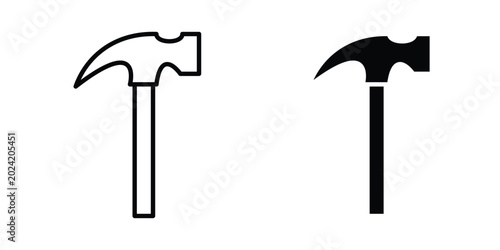 Obraz na płótnie Hammer tool icon