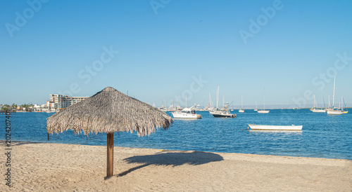 Konstfotografi Ciudad y bahia de La Paz en Baja California Sur MEXICO en el Golfpo de California