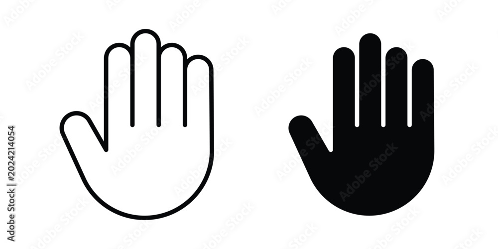 Fototapeta premium Stop icon