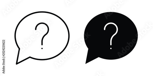 Konstfotografi Comment question icon. web black icon design.