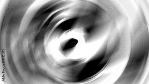 Monochrome spiral vortex abstract background