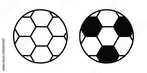 Foto Football icon. web black icon design.